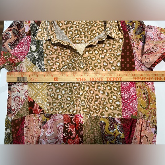 Kachel Anthropologie Silk Boho look Dress, size 8 - Picture 8 of 9